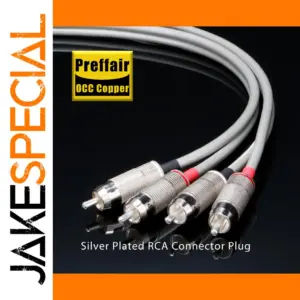 X436 RCA Cable with Silver-Plated Connectors