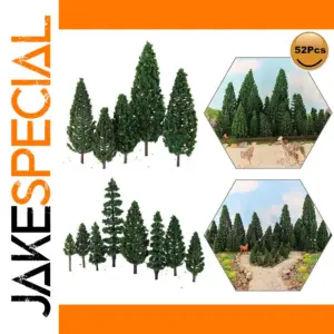 Model Pine Trees Set for Dioramas and Railways