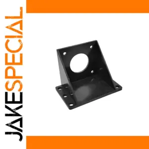 Black NEMA 17 Motor Mounting Bracket for 3D Printers