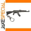 AK-47 Gunmetal Keychain with Textured Detailing
