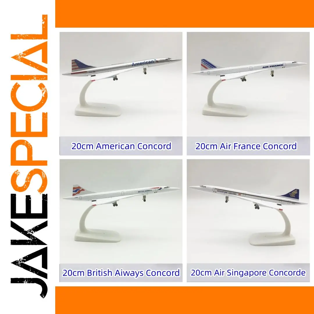 20cm Concorde Aircraft Model in Four Liveries 1 20cm Concorde Aircraft Model in Four Liveries