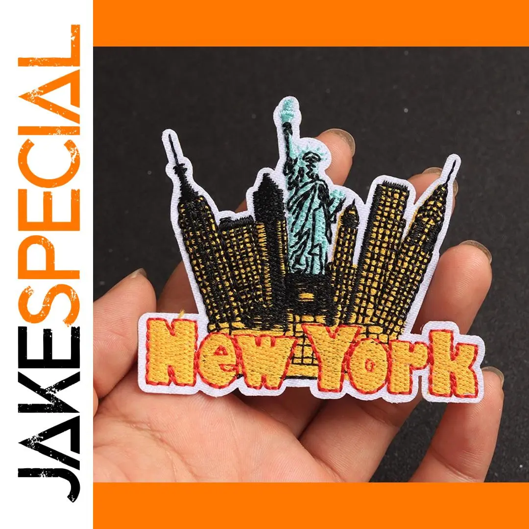 Set of 5 New York City Embroidered Patches 1 Set of 5 New York City Embroidered Patches