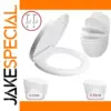 White Bidet Toilet Seat with Soft-Close Mechanism