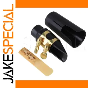 Premium Black and Gold Soprano Saxophone Mouthpiece