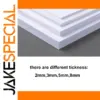 White PVC Foam Sheets Set for Crafting