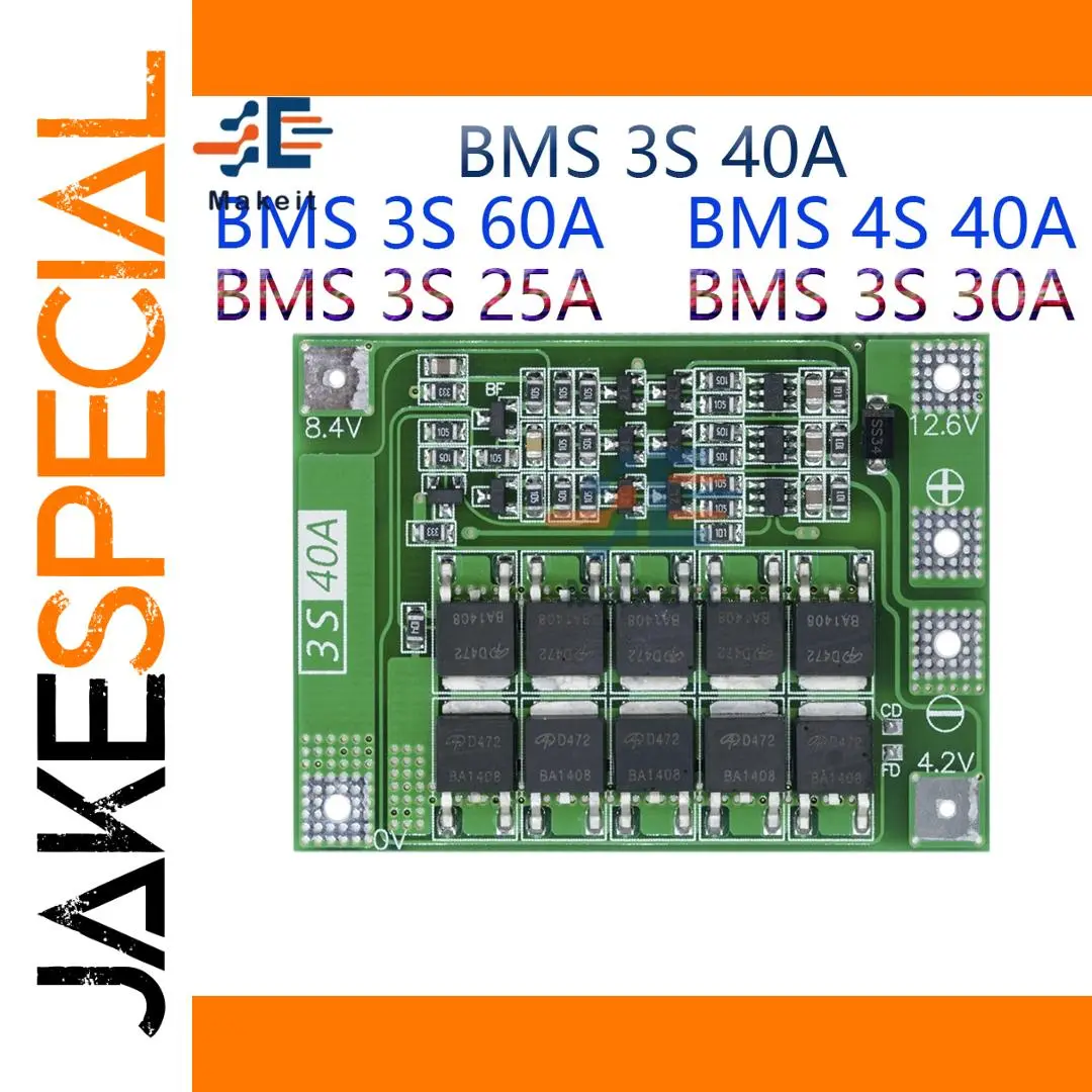 3S/4S Lithium Battery Protection BMS Board 1 3S/4S Lithium Battery Protection BMS Board