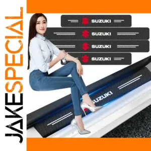 Suzuki Carbon Fiber Door Sill Stickers Set