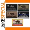 California Flag Embroidered Patch 8cm x 5cm