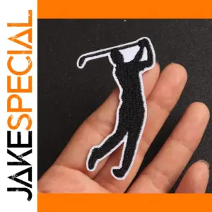 Golf-Themed Patch Set of 5 - 3D Design