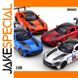 1:36 Alloy GT Track Pull-Back Car