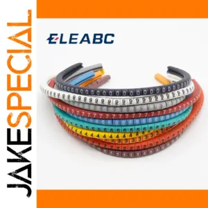 Colorful Cable Marker Set with Numbers