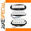 Alnico 5 SSH Guitar Pickup Set in White