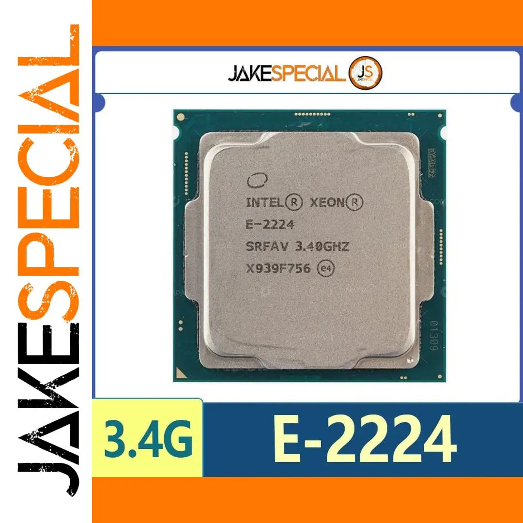 Intel Xeon E-2224 3.4GHz Processor for Workstations 1 Intel Xeon E-2224 3.4GHz Processor for Workstations