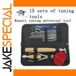 Professional Piano Tuning Tool Set (15 Pieces)