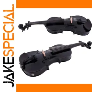Elegant Black Electric Acoustic Viola 15-16 Inch