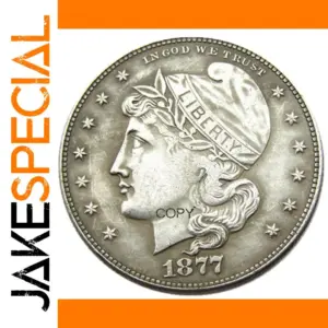 Vintage 1877 US Half Coin Replica
