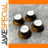 Vintage Amber Guitar Knobs for LP and SG
