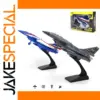 Diecast J-10 Fighter Jet Model in Blue or Gray