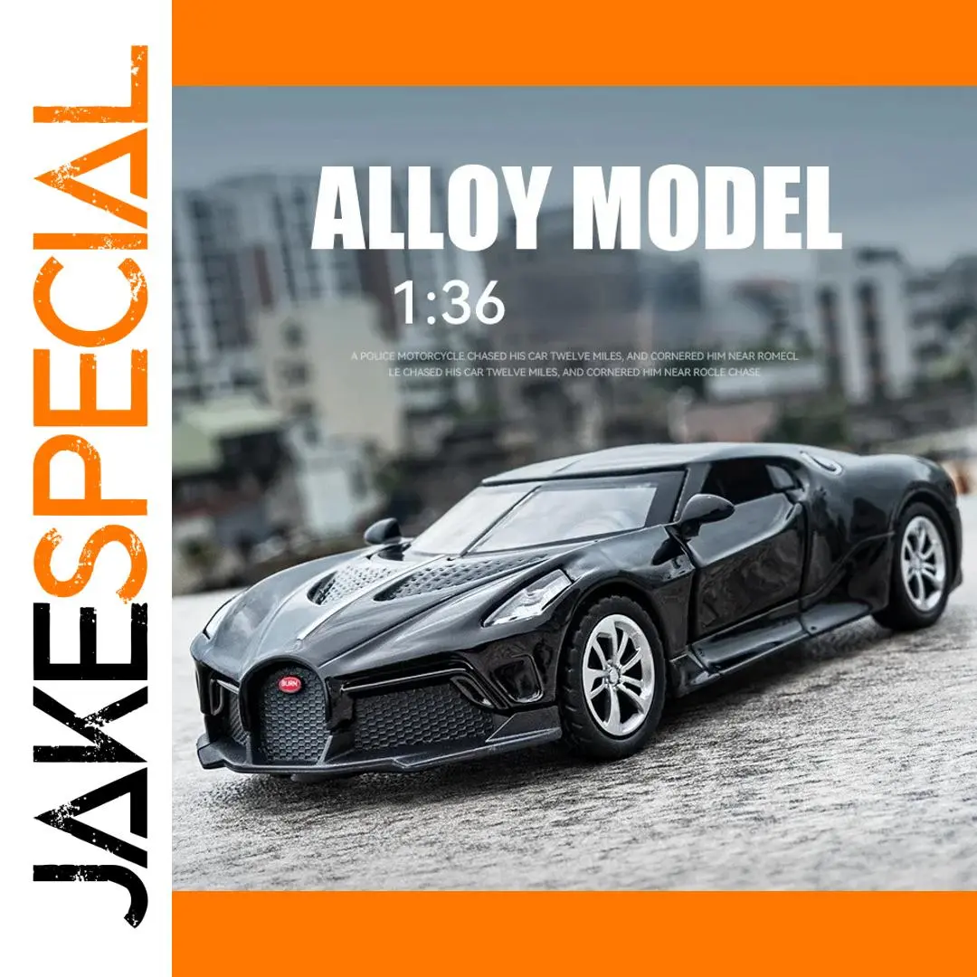 Bugatti 1:36 Scale Diecast Model Car 1 Bugatti 1:36 Scale Diecast Model Car