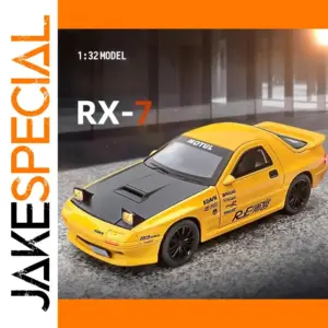 Vibrant Yellow 1:32 Scale RC Car Models for Collectors