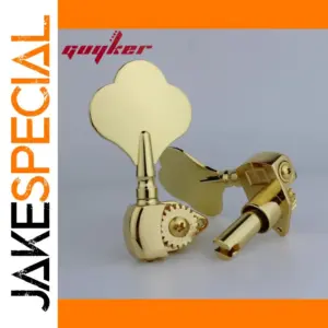 Gold Finish Electric Bass Machine Heads Set