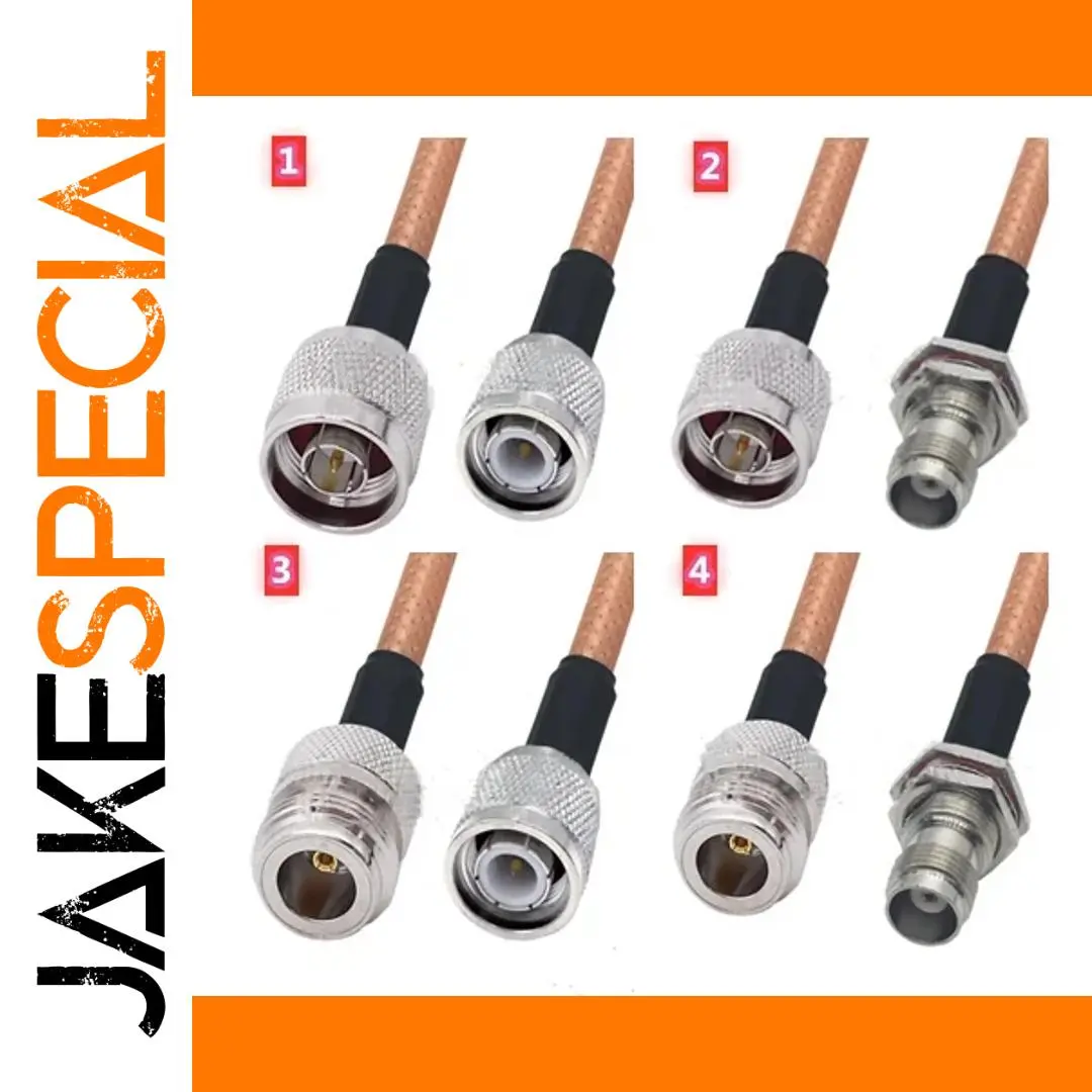 RG142 N to TNC Adapter Cable 1m for RF Systems 1 RG142 N to TNC Adapter Cable 1m for RF Systems