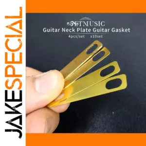 Golden Guitar Neck Shims Set 40 pcs 50x10mm