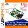 Pig Call Sound Module with Three-Tone Trigger