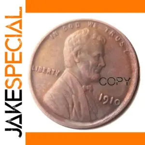 Vintage Copper US Coin Replica 1910