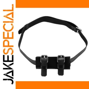 Black Adjustable Sword Belt for Cosplay