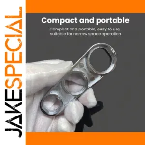 6-in-1 Faucet Aerator Wrench in Silver