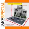 War-Damaged Building Model in 1:144 Scale