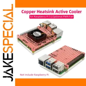 Raspberry Pi 5 Copper & Acrylic Cooling Kit