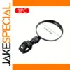 Sleek 8cm Oval Motorcycle Rearview Mirror