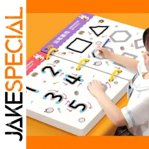 Toddler Pen Control Workbook with Reusable Pages