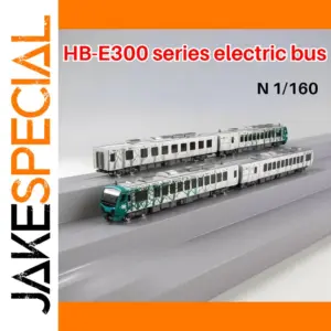 HB-E300 Model Train Set with Four Cars