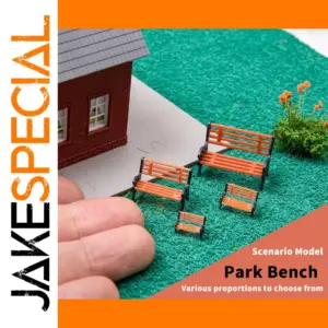 Miniature Park Chairs Set for Dioramas