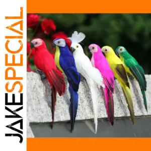Vibrant Handcrafted Parrot Garden Decor