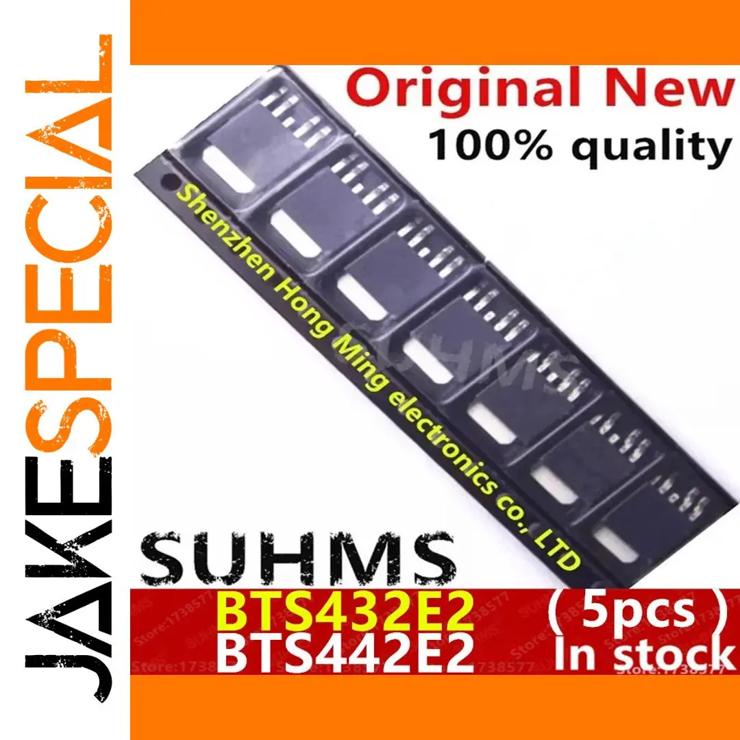 Set of BTS432E2 and BTS442E2 Drive ICs in TO263-5 Package 1 Set of BTS432E2 and BTS442E2 Drive ICs in TO263-5 Package