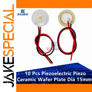 15mm Ceramic Piezo Wafers in Aluminum Cases (10-40 Units)
