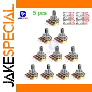 Precision Rotary Potentiometer Set for Electronics