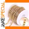 Sparkling 10-Yard Rhinestone Cup Chain