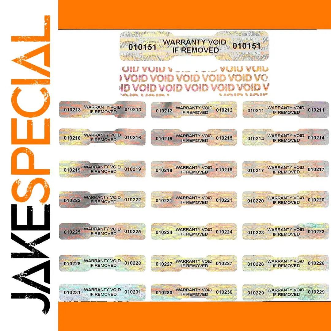 Holographic Security Label - Tamper-Proof Sticker 1 Holographic Security Label - Tamper-Proof Sticker