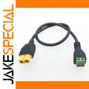 XT60 Female to Green Solderless Terminal Adapter