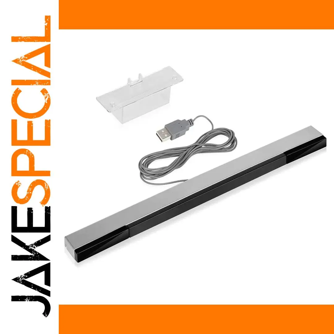 Wii/Wii U Wired Sensor Bar, 24cm, IR Emitters 1 Wii/Wii U Wired Sensor Bar, 24cm, IR Emitters