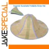 Foldable 47cm Sunshade Straw Hat for Outdoors