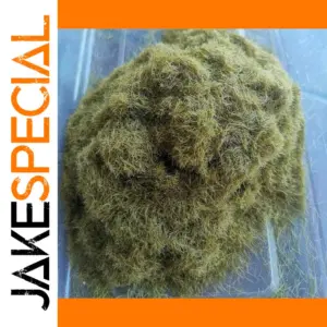 Vibrant Green Nylon Flock for Miniature Landscapes