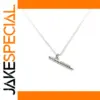 Silver Flute Necklace for Music Lovers
