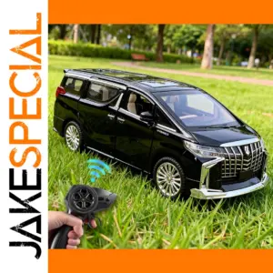1:24 Scale Alloy Diecast RC Car in Black or White
