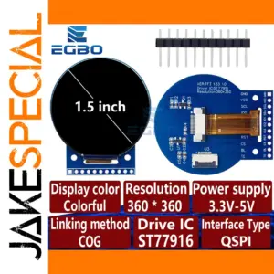 1.53-Inch Circular TFT LCD Screen